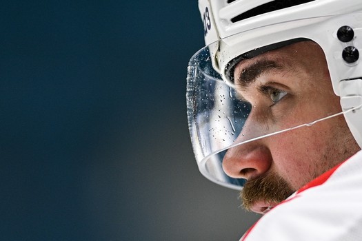 Тренировка «Авангарда» перед матчем в Астане