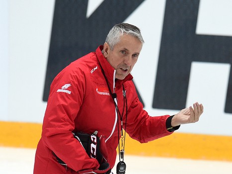 Раскатка "Авангарда" перед матчем с "Нефтехимиком"