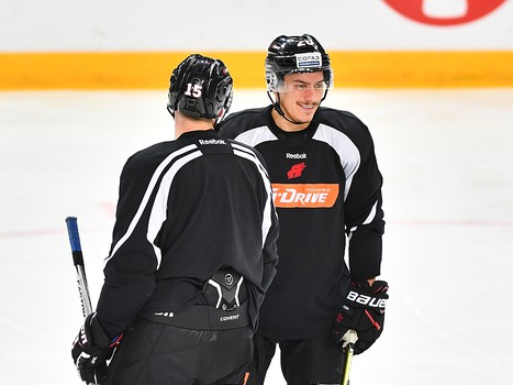 Раскатка "Авангарда" перед матчем с ХК "Сочи"