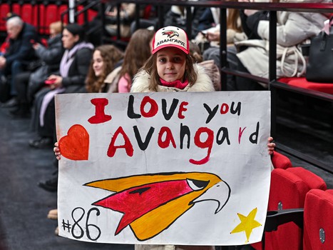 Открытая тренировка «Авангарда» перед плей-офф