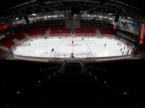 Раскатка «Авангарда» перед матчем с «Амуром»