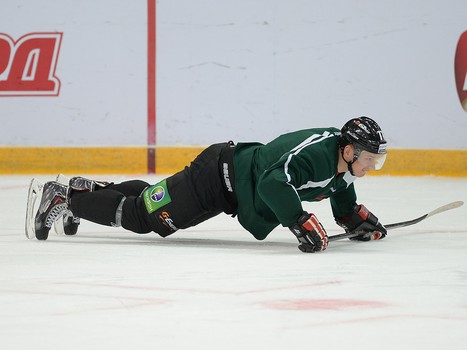 Раскатка "Авангарда" перед матчем с ЦСКА 22.11.13