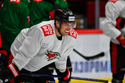 Тренировка «Авангарда» перед матчем с «Адмиралом»