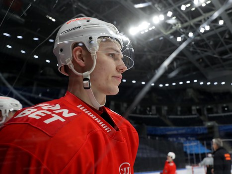 Раскатка «Авангарда» перед выездным матчем с московским «Динамо»