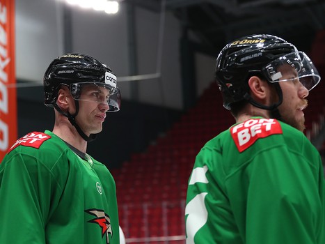 Первая тренировка Виктора Сведберга в «Авангарде»