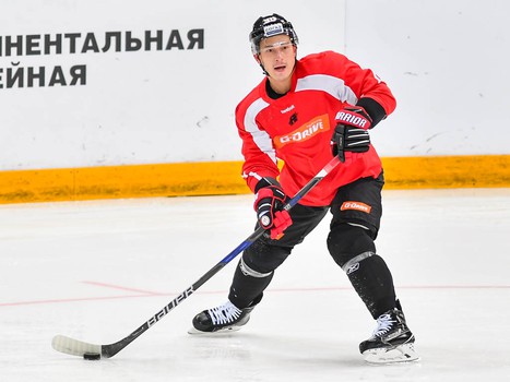 Раскатка "Авангарда" перед матчем с "Сибирью"