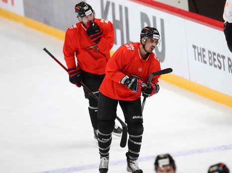 Первая тренировка Наиля Якупова в «Авангарде»