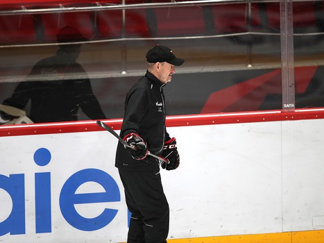 Раскатка «Авангарда» перед матчем с «Локомотивом»