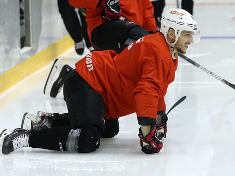 Раскатка «Авангарда» в Уфе перед третьим матчем серии с «Салаватом Юлаевым»