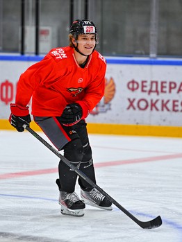 Тренировка «Авангарда» перед турниром Пучкова