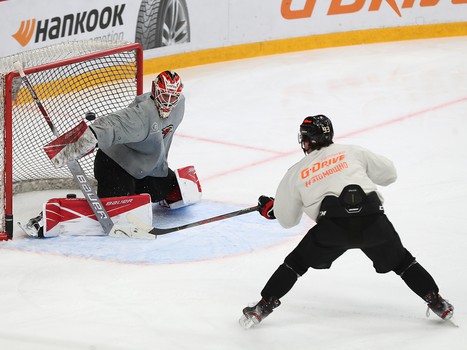 Раскатка «Авангарда» перед пятым матчем серии с «Металлургом»