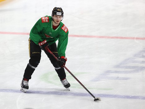 Раскатка «Авангарда» перед матчем с «Металлургом»