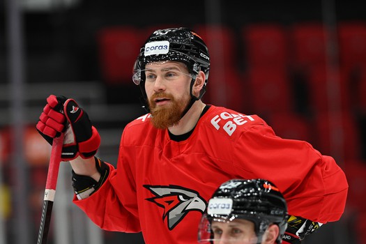 Тренировка «Авангарда» перед матчем с «Ак Барсом»