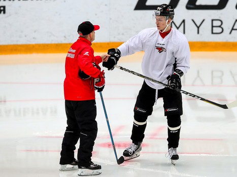 Раскатка «Авангарда» перед матчем с ХК «Сочи»