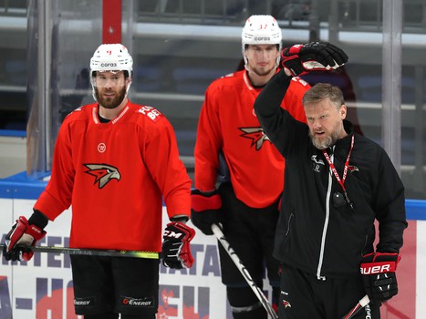 Раскатка «Авангарда» перед пятым матчем финальной серии с ЦСКА