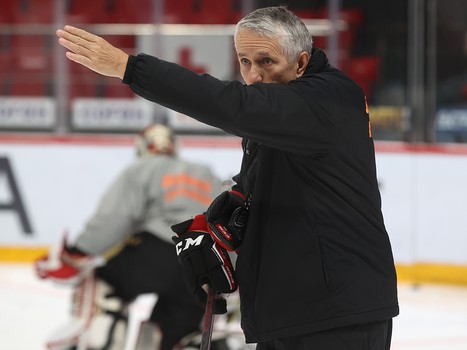 Раскатка «Авангарда» перед матчем с «Локомотивом»