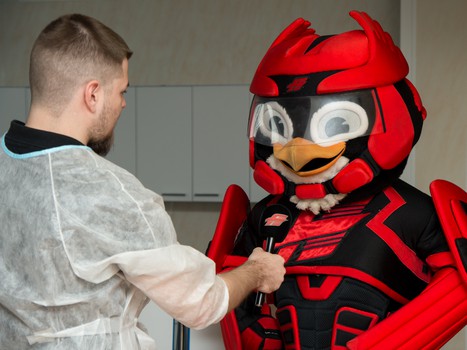 "Авангард" в гостях у юных болельщиков Омской областной клинической больницы