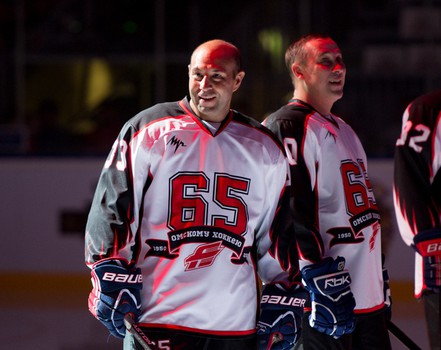 Матч звезд омского хоккея. Часть первая