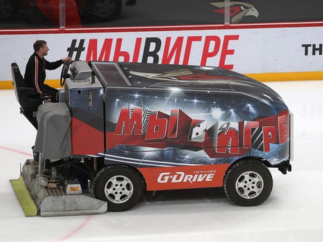 Раскатка «Авангарда» перед матчем с «Ак Барсом»