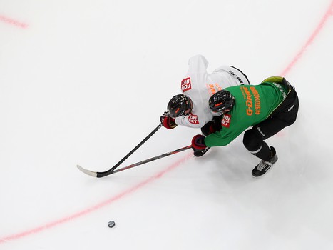 Тренировка «Авангарда» во время паузы в чемпионате