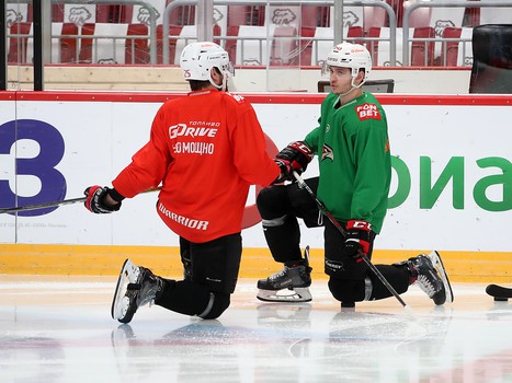 Раскатка «Авангарда» перед выездным матчем с «Трактором»