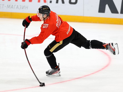 Раскатка «Авангарда» перед матчем с ХК «Сочи»