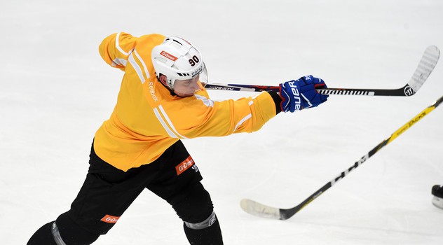 Раскатка "Авангарда" перед выездным матчем со "Спартаком"