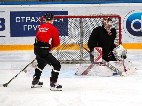 Раскатка «Авангарда» перед вторым матчем серии с «Ак Барсом»