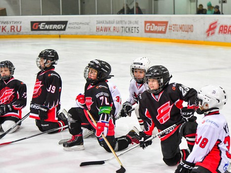 Новогодний праздник в хоккейной школе "Авангард"