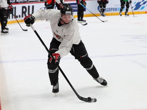 Раскатка «Авангарда» перед матчем с «Сибирью»