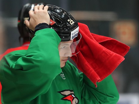 Раскатка «Авангарда» перед матчем с «Амуром»