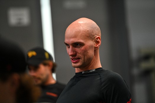 Тренировка «Авангарда» перед матчем в Казани