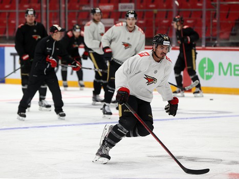 Раскатка «Авангарда» перед матчем с «Локомотивом»