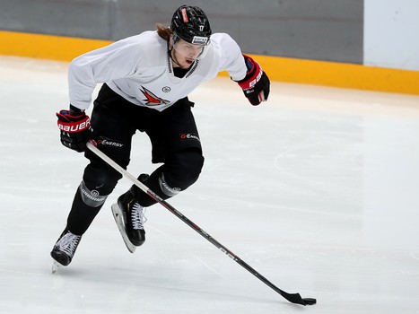 Раскатка «Авангарда» перед матчем с рижским «Динамо»