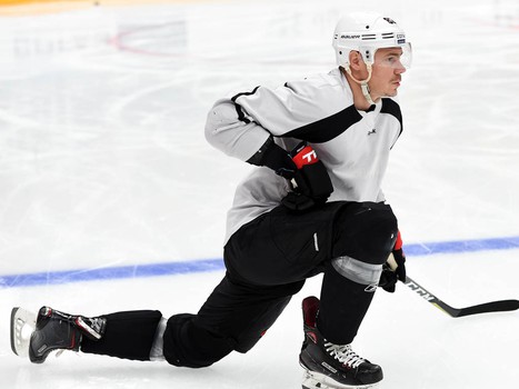 Раскатка "Авангарда" перед выездным матчем с "Динамо" Мск