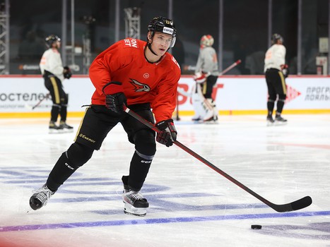 Раскатка «Авангарда» перед матчем с «Локомотивом»