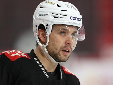 Раскатка «Авангарда» перед матчем в Екатеринбурге