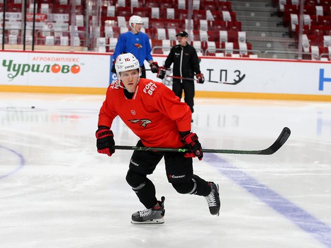 Раскатка «Авангарда» перед выездным матчем с «Трактором»