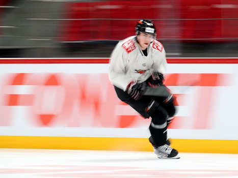 Раскатка «Авангарда» перед первым матчем серии с «Металлургом»