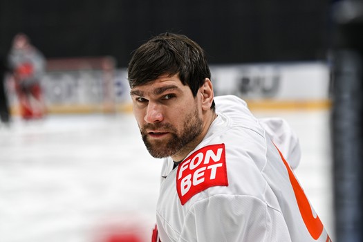 Тренировка «Авангарда» перед матчем в Новосибирске