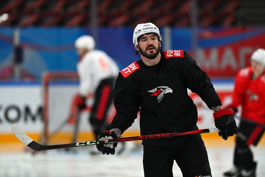 Раскатка «Авангарда» перед пятым матчем серии в Магнитогорске