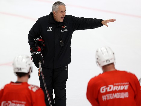 Тренировка «Авангарда» перед выездом