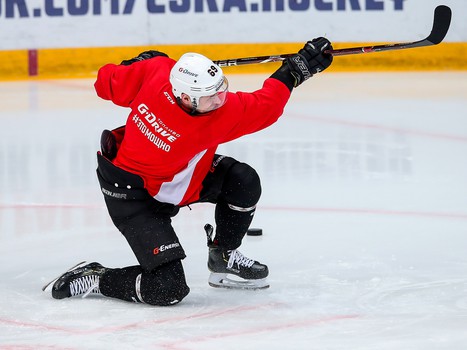 Раскатка «Авангарда» перед первым матчем финальной серии с ЦСКА