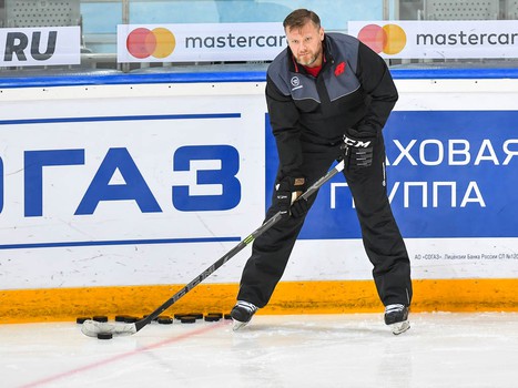 Раскатка "Авангарда" перед матчем с "Куньлунь Ред Стар"