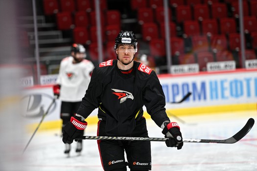 Раскатка «Авангарда» перед третьим матчем финала Востока с «Ак Барсом»