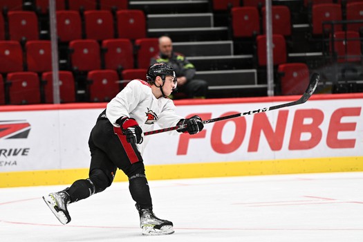 Раскатка «Авангарда» перед матчем с «Салаватом Юлаевым»