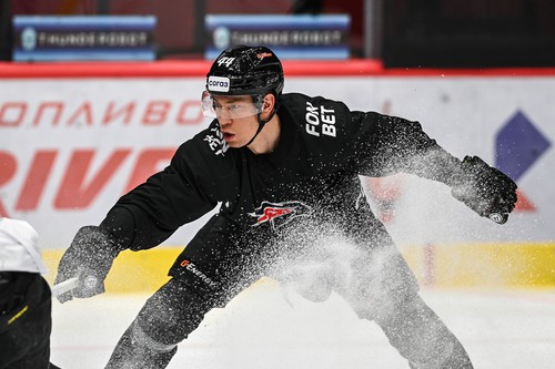 Раскатка «Авангарда» перед матчем с ХК «Сочи»