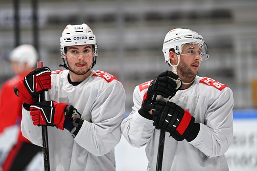 Тренировка «Авангарда» перед матчем во Владивостоке