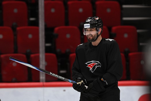 Раскатка «Авангарда» перед матчем с «Барысом»