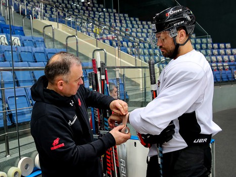 Раскатка «Авангарда» перед матчем со «Спартаком»
